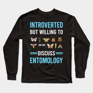 Introverted Entomology Entomologist Insect Insects Bug Bugs Long Sleeve T-Shirt